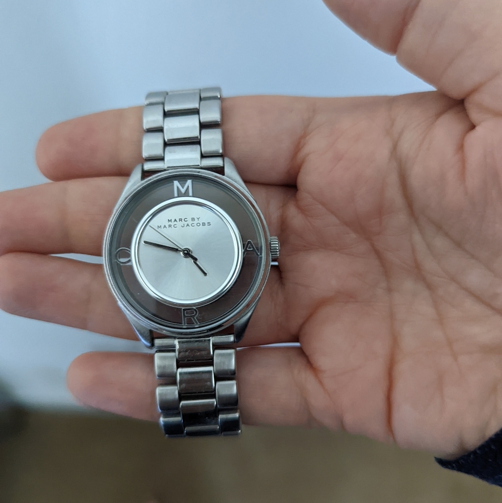 Marc Jacobs silver watch